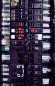 map of circuits on electrical panel